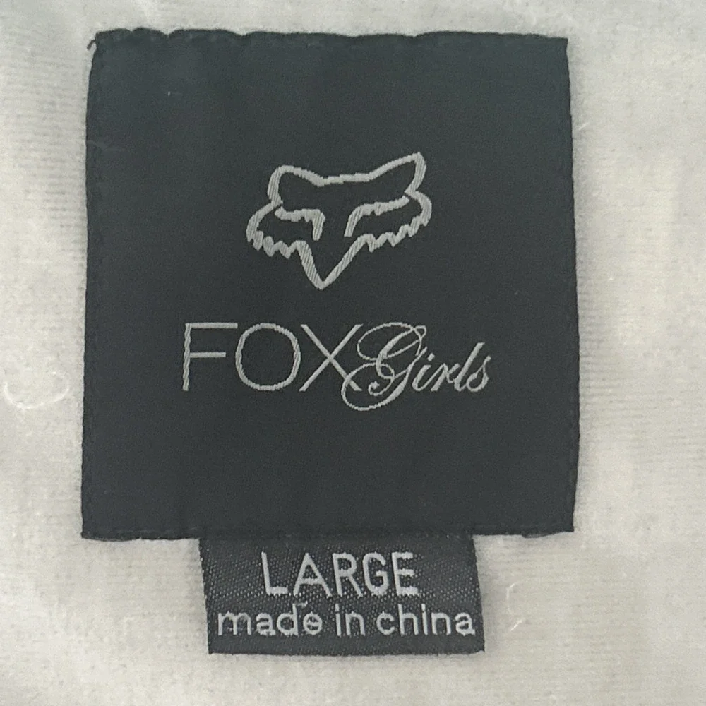 Fox Girls Puffer Jacket L‎ Gray Down Feather Hooded Winter Coat Ski Snowboard